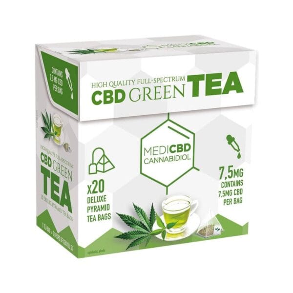MediCBD Green Tea - Canapa, Tè verde e CBD