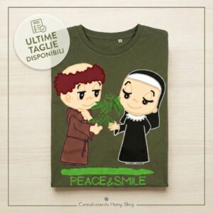 T-SHIRT Donna in cotone 100% organico - Mod. Smile