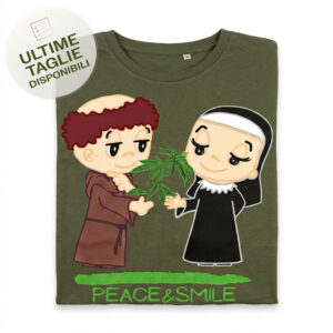 Smile T-SHIRT Uomo in cotone 100% organico (biologico)
