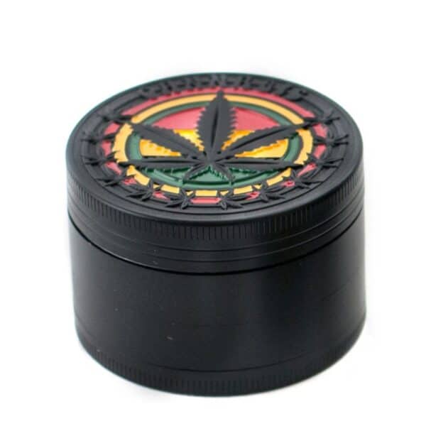 Grinder RASTA LEAF in 4 Parti Metallo 50mm