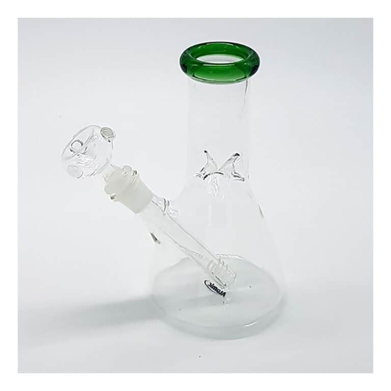 bong-in-vetro-verde-e-trasparente-con-ampolla-e-punte-per-il-ghiaccio-altezza-20-cm-spessore-4mm