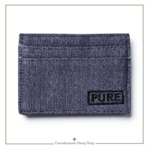 Porta carte di credito PURE BAGS in canapa e cotone bio