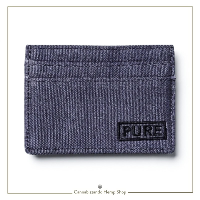 Porta carte di credito PURE BAGS in canapa e cotone bio