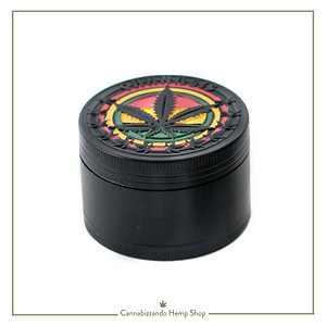 Grinder RASTA LEAF in 4 Parti Metallo 50mm