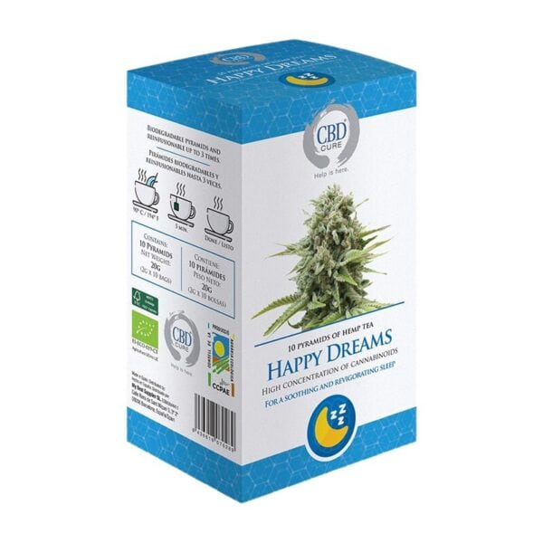 Happy Dreams Hemp Tea - con Canapa, Camomilla e Lavanda