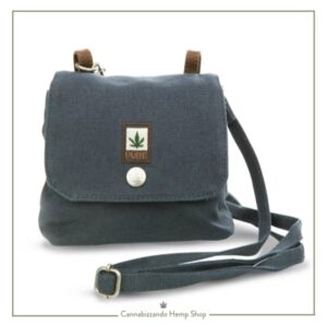 Mini borsa PURE in canapa: usala come pochette a tracolla o micro-marsupio. Ideale per chiavi, monete e piccoli oggetti. 100% bio. Una borsetta davvero utile!