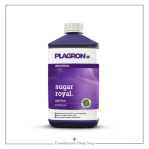 Sugar Royal di Plagron è un potenziatore, con l'obiettivo principale di ottenere un miglioramento del gusto e dell'odore del prodotto finale.