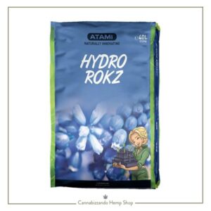L'Argilla Espansa Olandese (Hydro Rokz) di Atami è trattata per eliminare impurità, sterilizzata e a pH stabile. Dimensione 8-16mm. Adatta in idroponica, aeroponica e per mix con terricci.