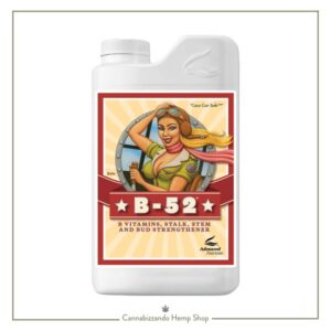 Da Advanced Nutrients un integratore di vitamine per fornire energia alle piante, B-52 è utile a favorire una crescita vigorosa e una fioritura abbondante
