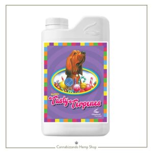Tasty Terpenes di advanced Nutrients è uno stimolatore di fioritura 100% organico completamente naturale in grado di aumentare la moltiplicazione cellulare sia in termini di volume sia in termini di rapidità di sviluppo garantendo grandi benefici alle coltivazioni. 