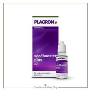 Fertilizzante per la prima fase di vita delle piante Plagron Seedbooster Plus è un acceleratore di germinazione potente e sicuro, che non solo accelera la fase di germinazione dei semi freschi, ma restituisce il potere germinativo anche ai semi invecchiati. Accelera il processo di germinazione fino al 40% Accelera fino al 40% la fase di germinazione grazie all'applicazione di una innovativa tecnologia enzimatica. Inoltre Seedbooster Plus protegge le piante durante il processo di germinazione contro muffe e agenti nocivi.