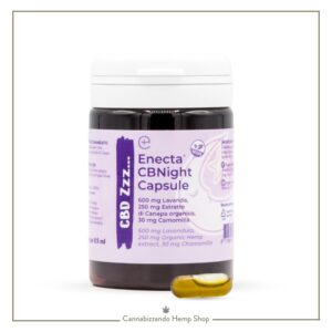 A base di estratto di canapa, lavanda e camomilla, le capsule per dormire CBNight sono una combinazione naturale progettata per favorire un riposo di qualità.