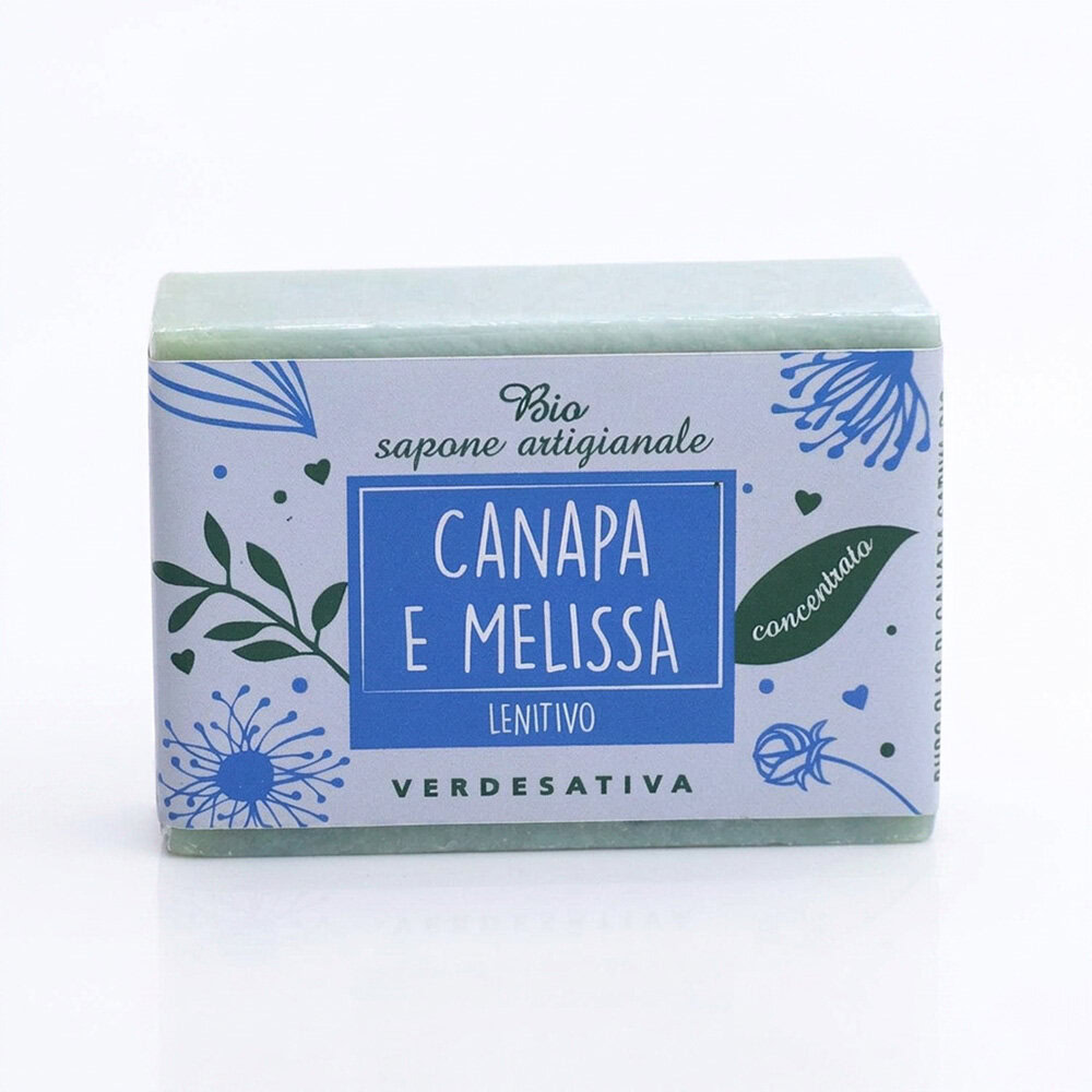 Sapone melissa e canapa Verdesativa artigianale